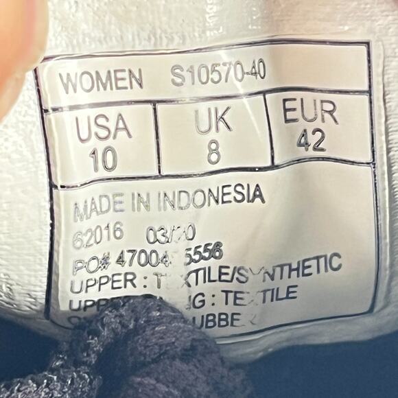 Saucony Omni 19 Black Cushioned Lace Up Running Shoes S10570-40 Women's Size 10 - Picture 11 of 12